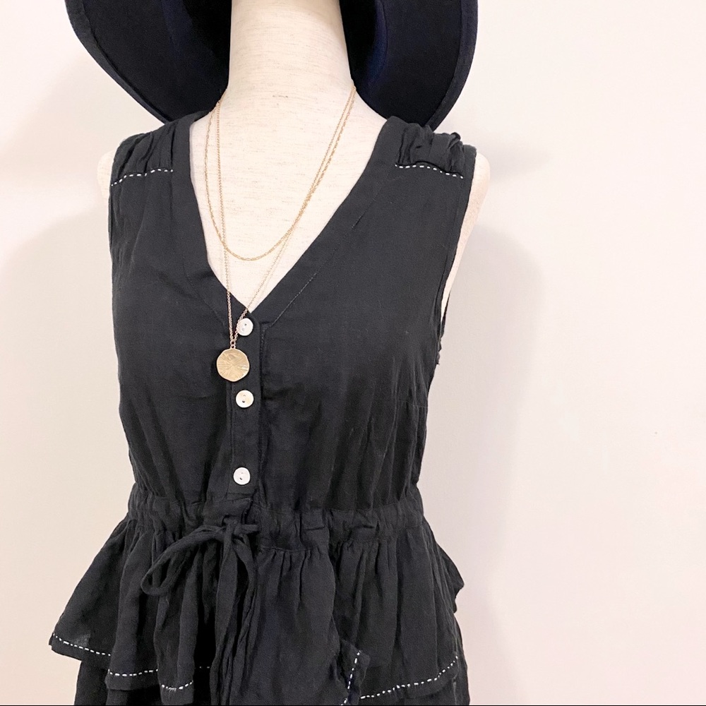 People Tree Hand Woven sleeveless Top